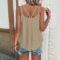 thumbnail image 6 of Tank Tops Women, Scoop Neck Sleeveless Eyelet Embroidery Vest Tops Loose Fit Summer Tops for Women Ladies Spaghetti Strap Swing Vest Tops Casual Tees Camisole 2024 Clothes, 6 of 6