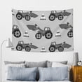 thumbnail image 5 of Xecao Gray Tractor Print Tapestry, Wall Hanging Room Funny Decor, Backdrop Room Decor for Bedroom Living Room dormitory, 5 of 8