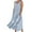 #72 Blue Dress, variant on Staron Pink Summer Dress for Women Sleeveless Plus Size Casual Flowy Sundress Beach Vacation Dresses Cotton Linen Long Solid Crew Neck Dress with Pockets XL