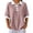 Pink, variant on Hurxie Women's Old Money Half Button Golf Shirts Elegant Collared Tops with Pocket Pink,M