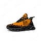 thumbnail image 1 of Zapatillas deportivas planas de Halloween para hombre y mujer, zapatillas deportivas de malla con cordones de las Hermanas Sanderson de Hocus Pocus, hechas a medida., 1 of 6