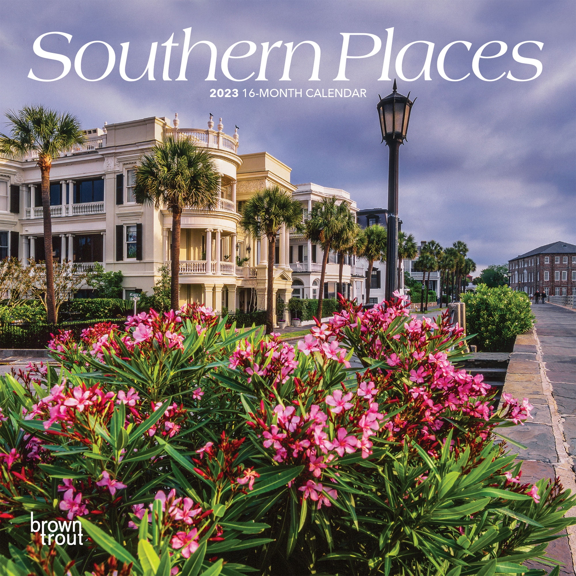 Southern Places | 2023 7x14' (Hanging) Mini Wall Calendar | BrownTrout