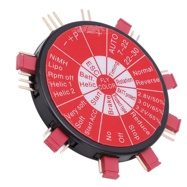 Tarjeta De Programa Automático RC, Controlador De Velocidad De Tarjeta De Programación RC, Freno De Cancelación Portátil Para Avión RC ESC ANGGREK Otros Deportes