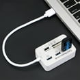 thumbnail image 3 of NARABB USB 3.0 Memory Card Reader High Speed Card Reader Hub USB Splitter,Compatible For PC,Laptops, 3 of 9