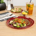 thumbnail image 4 of Restaurantware Plastic Plate 200 Pack of 10.6 x 10.6 Inch Durable Plastic Serving Dish Elegant Dinner Stone Plate Lookalike for Weddings and Parties, 4 of 11