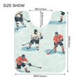 thumbnail image 5 of Yayeee Bath Rug for Bathroom Floor Non Slip Rectangle Fluffy Soft Absorbent Mat, 16"x24", Ice Play, 5 of 7