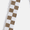 TAN, variant on Women's Game Day Beaded Strap, Tan & White Checkered