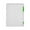 Green, variant on BallsFHK A4 Transparent Storage Box Clear Plastic Document Paper Filling Case File Box