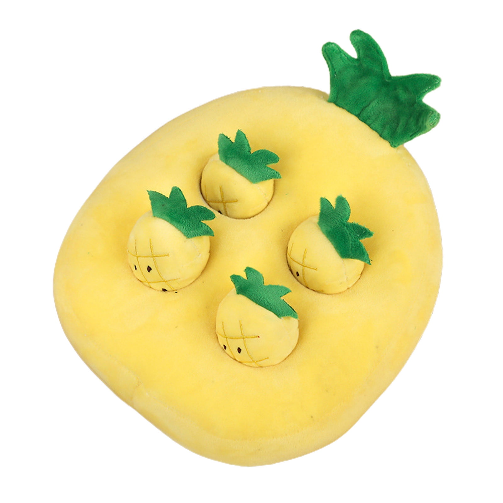 Interactive Strawberry Picking Toy, Plush Carrot Garden Playset, Pet Dog Cat Rabbit Toy, Hide-And-Seek Treat Dispenser, Soft Sensory Play Toy