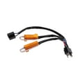 thumbnail image 1 of Auto H4 Niebla Luz Error Libre Carga Resistencias Decodificador Arnés Cableado Adaptador, 1 of 8