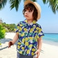 thumbnail image 2 of Tkrady Toddler Boys Short Sleeve T Shirt Casual Cartoon Gentleman Tops Holiday Floral Shirts, Sizes 2-12 Years, 2 of 7