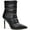 Black Smooth, variant on Womens Duaa  Faux Leather Ankle Ankle Boots