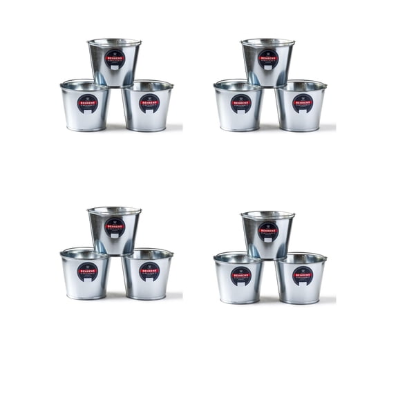 Behrens 1205Galvanized Steel Pail, 5-qt 12 Pails