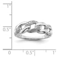 thumbnail image 4 of Auriga 925 Sterling Silver Rhodium Plated Diamond Ring for Women Size- 6, 4 of 6