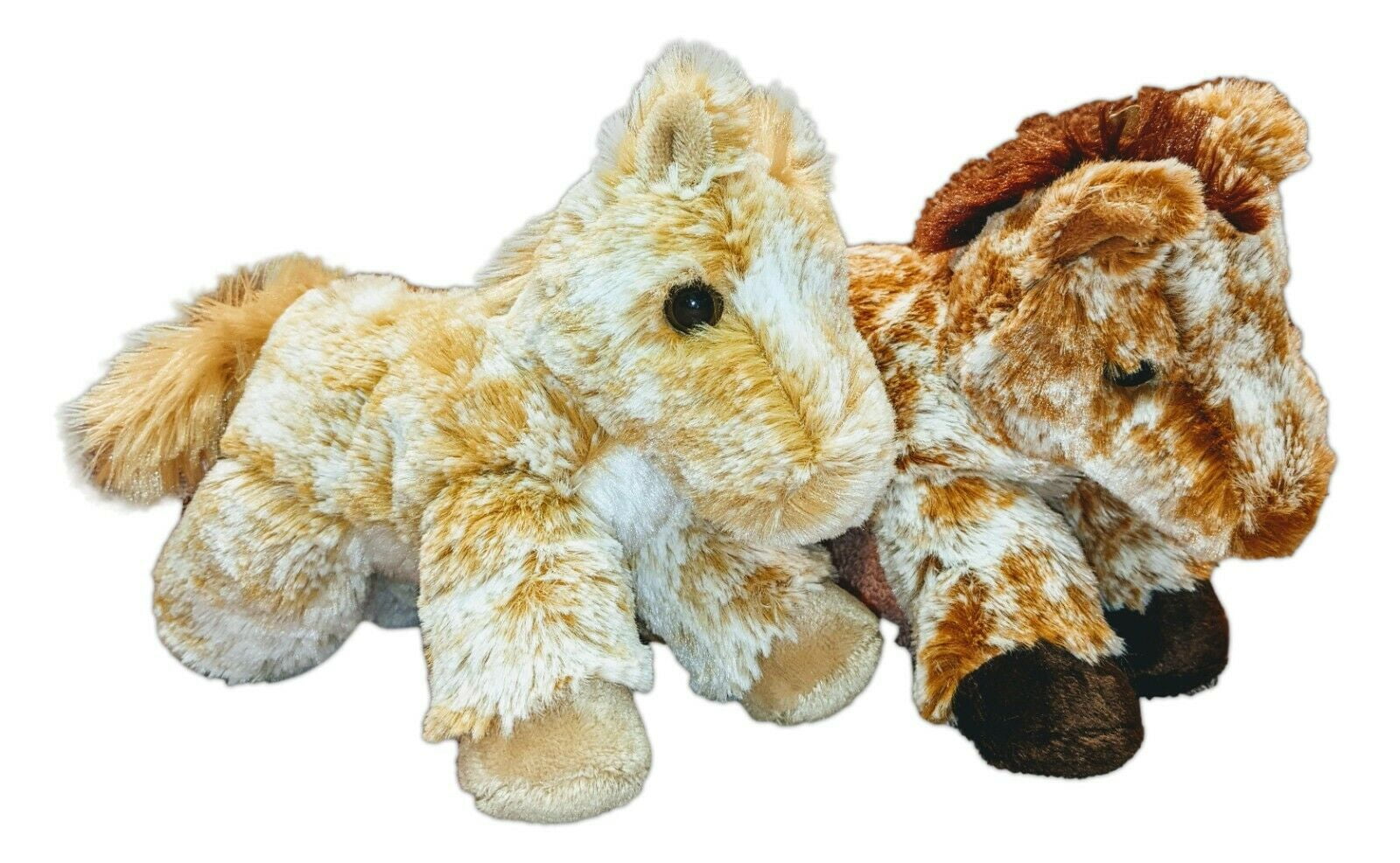 Aurora World Mini Flopsie Plush Horses 8 Paint & Gypsy, 8 In