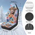 thumbnail image 7 of Uorisanigo 2PCS Car Seat Covers for Front Seats WashableHighland Cow Ethnic Flower Automotive Vehicle Seat Covers for Cars Interior, Universal Fit for Cars, Sedans, Trucks, SUVs, 7 of 7