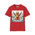 thumbnail image 5 of Golden Retriever Angel Unisex Softstyle T-Shirt, 5 of 10