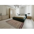 thumbnail image 5 of Ahgly Company Machine Washable Indoor Rectangle Traditional Bakers Brown Area Rugs, 2' x 3', 5 of 7