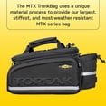 thumbnail image 4 of Topeak MTX TrunkBag DXP Rack Bag with Expandable Panniers: 22.6 Liter, Black, 4 of 13