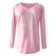 thumbnail image 4 of Pntutb Moda Mujer Casual Cuello en V Estampado de esqueleto Camiseta de manga larga Pntutb Pntutb-6877, 4 of 5