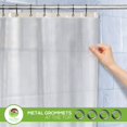 thumbnail image 3 of Premium Peva Frost Shower Curtain Liner With Magnets & Suction Cups - 70 X 71 In. Long, 3 of 5