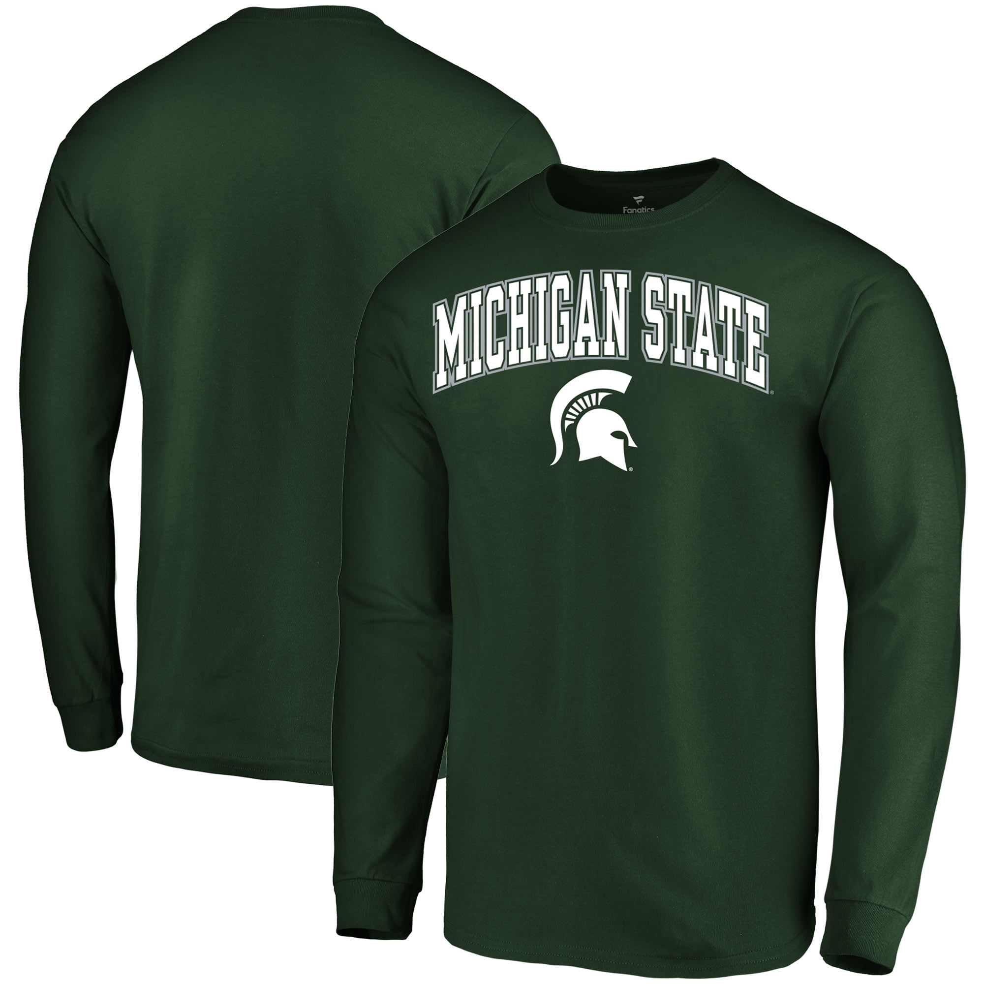 Michigan State Spartans Fanatics Branded Campus Logo Long Sleeve T