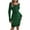 Green, variant on Wancir Womens Knit Sweater Dress with Pockets Square Neck Long Sleeve Dresses