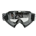 thumbnail image 1 of PC Lunettes de Soleil de Moto, Imperméable à l'Eau Haute Douceur Lunettes Réglables pour la Randonnée Cadre Noir Lentille Transparente Mot Gris, 1 of 8