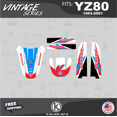 thumbnail image 4 of Kalair GFX Graphics Kit for Yamaha YZ80 (1993-2001) Vintage Series, 4 of 5
