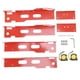 thumbnail image 2 of Herramienta De Alineación De Ruedas, Orificios Para Colgar De Acero De aleación, Naranja, 2 Placas De Herramientas De Alineación De Dedos Con Cinta Métrica Para El Hogar, 2 of 7