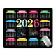 thumbnail image 1 of Alfombrilla de ratón para el calendario 2026 | Esterilla compacta para escritorio en la oficina | Distribución de 12 meses enero-diciembre | Base de goma antideslizante grande | Precisión mejorada, 1 of 7