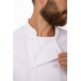 thumbnail image 4 of Chef Works Le Mans Men’s Chef Coat, Long Sleeve Chef Jacket with Thermometer Pocket, 7XL, White, 4 of 7
