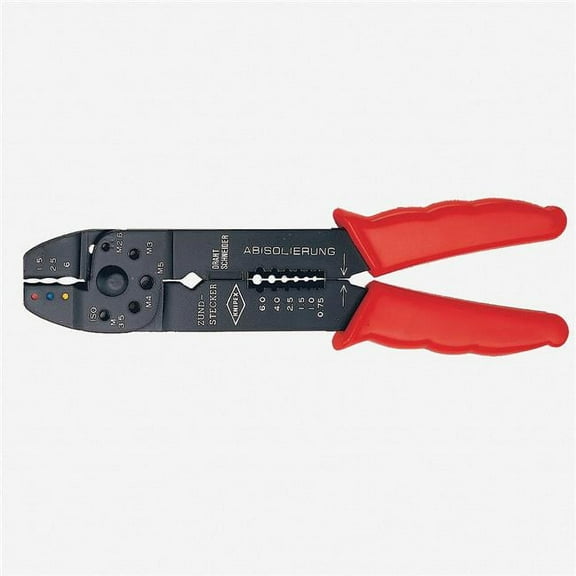 Knipex Crimping Pliers - Insulated Terminals and Plug Connectors - Plastic Grip