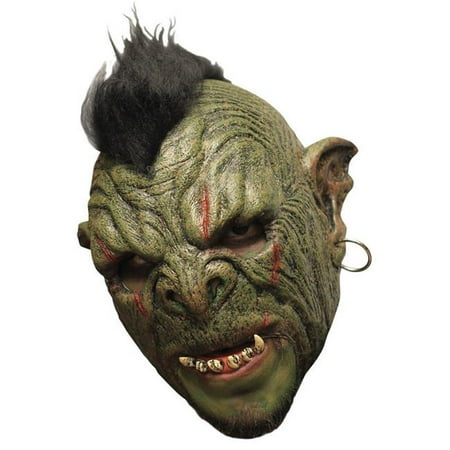 Orc Mok Deluxe Ghosts Chinless Latex Mask, Multicolor