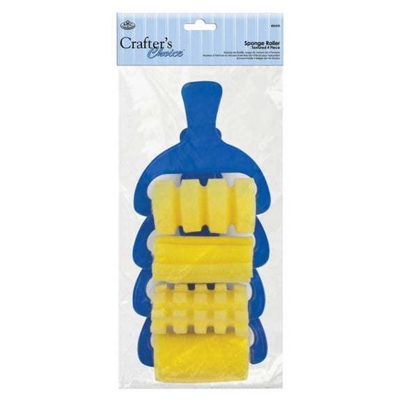 RD410 | Crafter's Choice™ 4pc Textured Sponge Roller Set