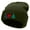 Olive, variant on Peace Love Christmas Embroidered 12 Inch Long Knitted Beanie - White OSFM
