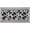 Gray, variant on Black & White Cow Spots Terrycloth Bathmat (Gray)