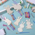 thumbnail image 2 of Miangastore 6Pcs Musical Wind Chimes Set Diy Easter Crafts Asorted Colors For Home And Office Decor, 2 of 8