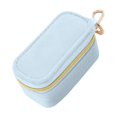 thumbnail image 2 of Dvkptbk Mini Jewelry Wrap Mini Jewelry Box Hanging Velvet Jewelry Box Cute Light Colour Blue Keychain Jewelry Box Ladies' Handbag Carrying Storage Accessories Storage & Organization, 2 of 6