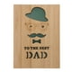 thumbnail image 1 of Tarjeta de madera para el Día del Padre Tarjeta de bendición para el Día del Padre Tarjeta de felicitación de madera para el Día del Padre, 1 of 7