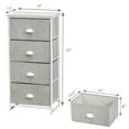 thumbnail image 2 of Gymax 4 Drawers Dresser Chest Storage Tower Side Table Display Home Furniture Office, 2 of 10