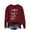 Wine, variant on Unir Women's Sorry Can't Lake Bye Graphic Crewneck Sweatshirt Oversized Long Sleeve Lake Lover Layering Pullover Top 1PC S-XXL Plus Size Friendly