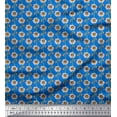 thumbnail image 1 of Soimoi Cotton Cambric Fabric Artistic Floral Decor Fabric Printed Yard 56 Inch Wide, 1 of 3
