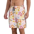 thumbnail image 2 of Naloa Colorful Floral Men's Beach Shorts, Surfing shorts, Swim trunks, Quick Dry Swim Trunks for Surfing Beach Fun - 3X-Large, 2 of 9