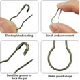 thumbnail image 6 of 250 Pieces Metal Gourd Safety Pin, SourceTon 22mm / 0.87 Inch Bulb Pin Clothing Tag Pins Calabash Pin for Knitting and DIY Project with Storage Box(Bronze), 6 of 8