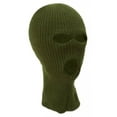 thumbnail image 2 of 3-Hole Ski Mask - 12-Pack - Olive Green, 2 of 2