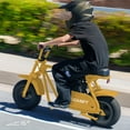 thumbnail image 3 of Pescroa 99cc Gas Powered Mini Dirt Bike, 21MPH Off-Road Motorcycle for Kids and Adults, Dual Disc Brakes, Rear Suspension, As Gifts for Kids, 3 of 8