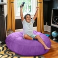 thumbnail image 5 of Jaxx Cocoon 4 Foot Bean Bag Chair and Crash Pad, Grape, 5 of 7
