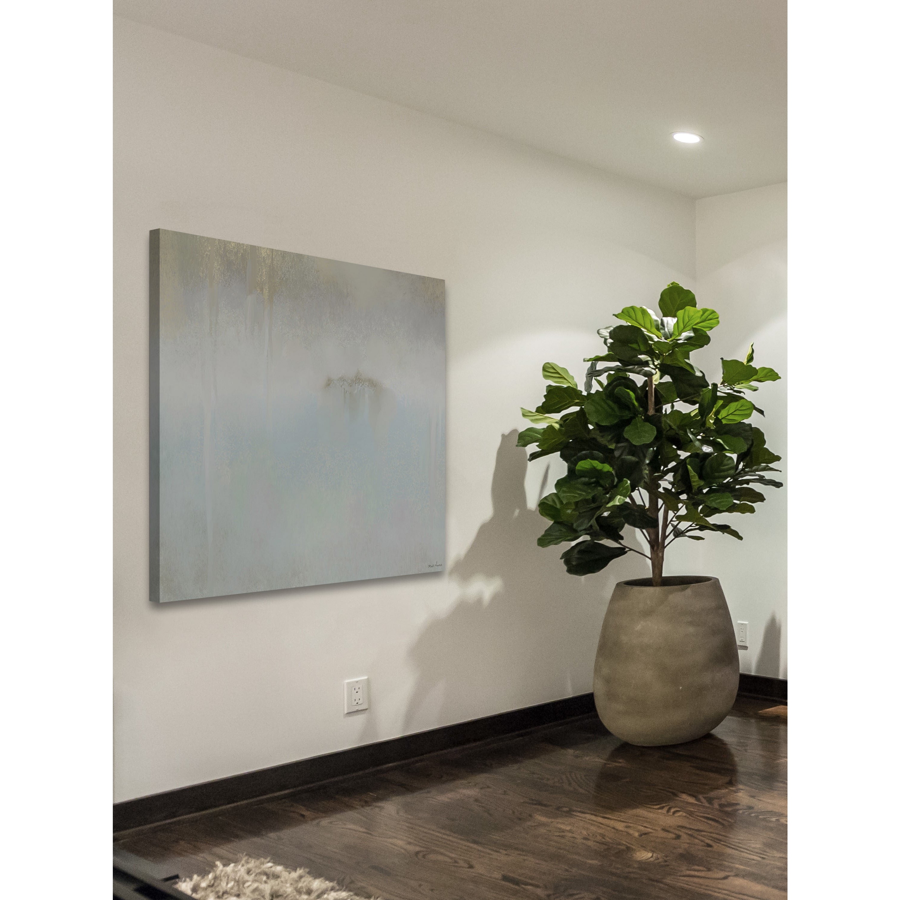 Marmont Hill "Misty City" by Rick Novak Painting Print on Wrapped Canvas