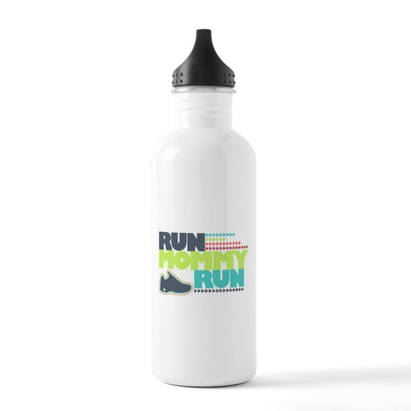 CafePress - Run Mommy Run Shoe Water Bottle - Stainless Steel Water Bottle, Sports Bottle, 1.0L